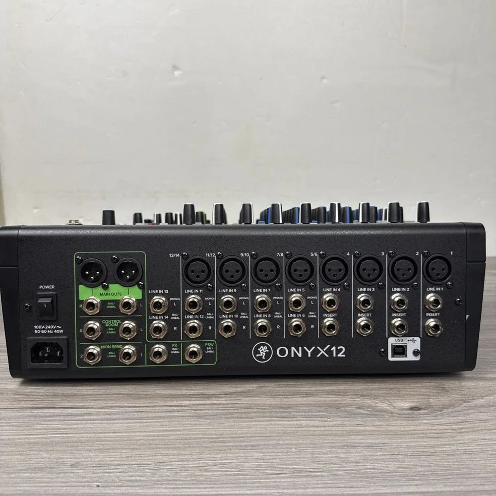 Mackie Onyx 12-Channel Premium Analog Mixer with Multi-Track USB
